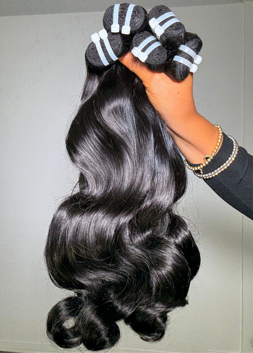 Vietnamese Natural Wavy Weft Extension – Yellow Tag by Vike