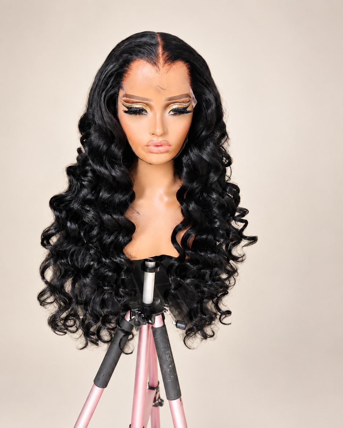 30” Wendy Jet Black Wig