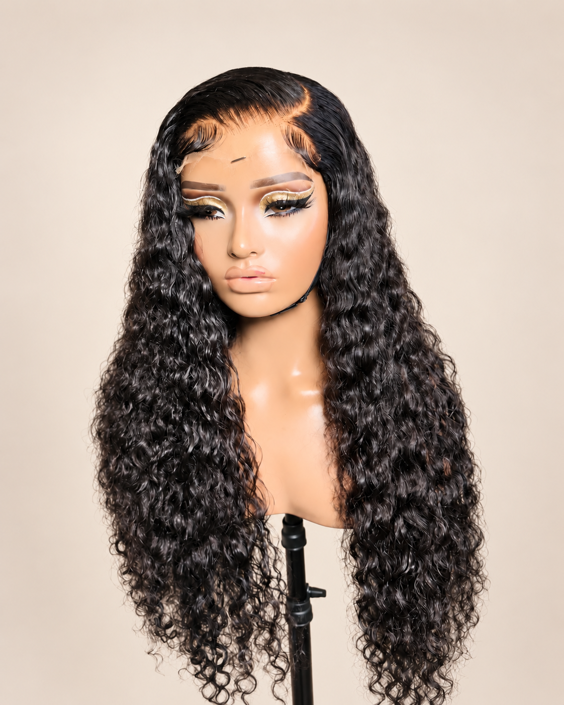 "Sassy" Deep Curly HD Glueless Unit
