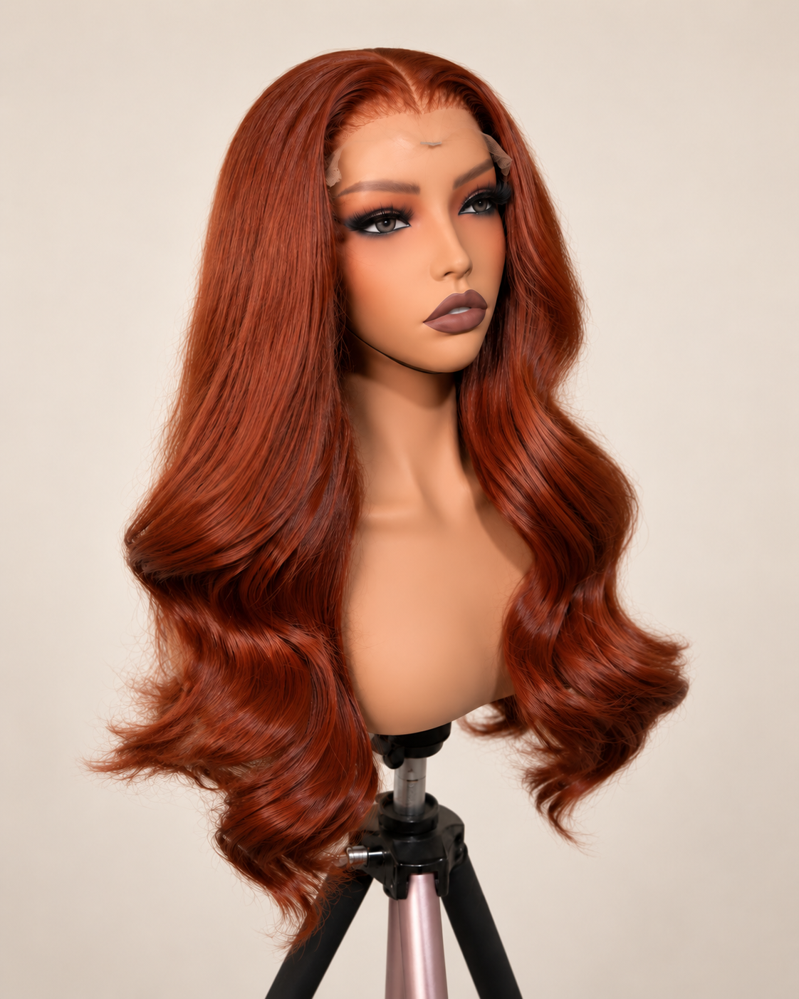 28” Lulu Golden Brown Wavy Raw Donor Wavy