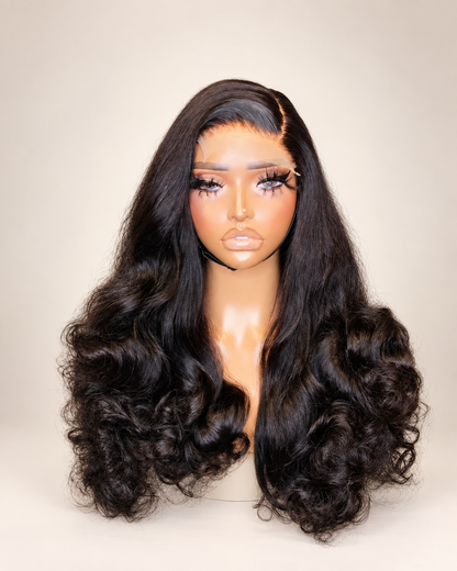 "Keysia" Indian Double Drawn Wig