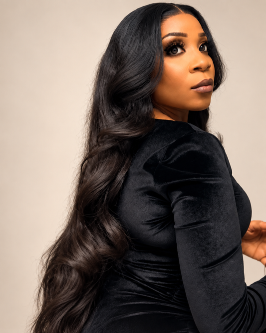 28” Jenny Raw Donor HD Glueless 6x6 Closure Unit