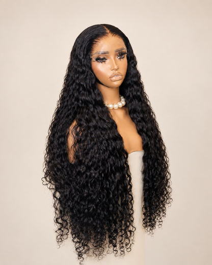 30" HD Closure Sassy Deep Curly Wig