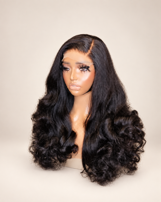 "Keysia" Indian Double Drawn Wig
