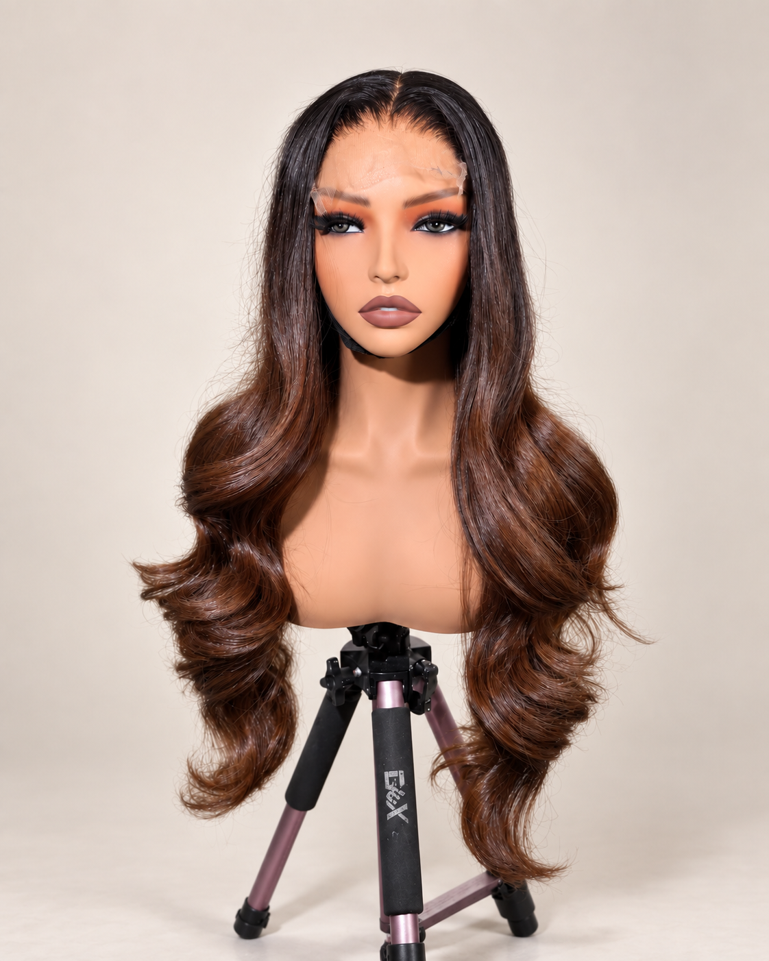28” Abi Donor Ombré Wavy Wig