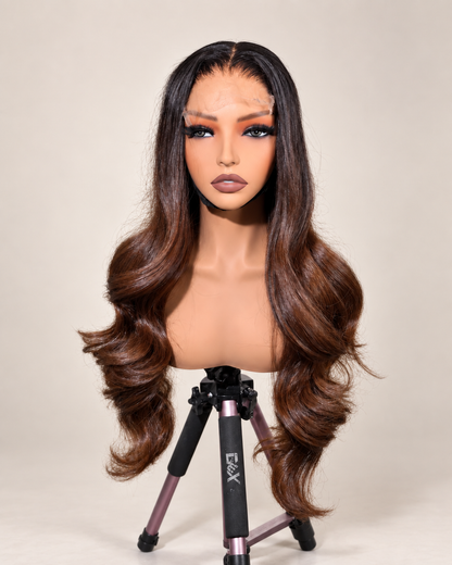 28” Abi Donor Ombré Wavy Wig