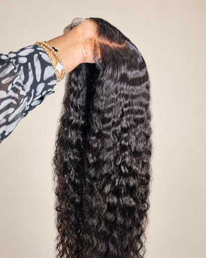 "Sassy" Deep Curly HD Glueless Unit