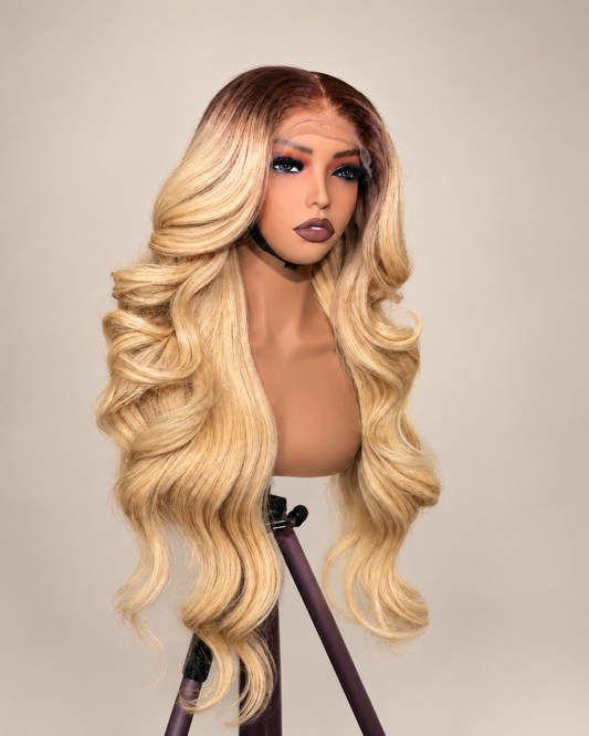 26” Posha Ombré Blonde Glueless Unit