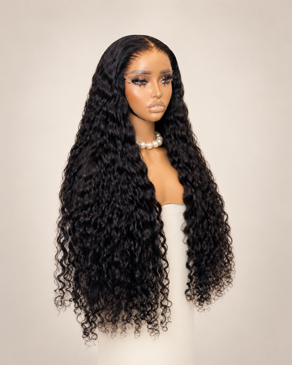 30" HD Closure Sassy Deep Curly Wig