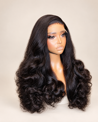 "Keysia" Indian Double Drawn Wig