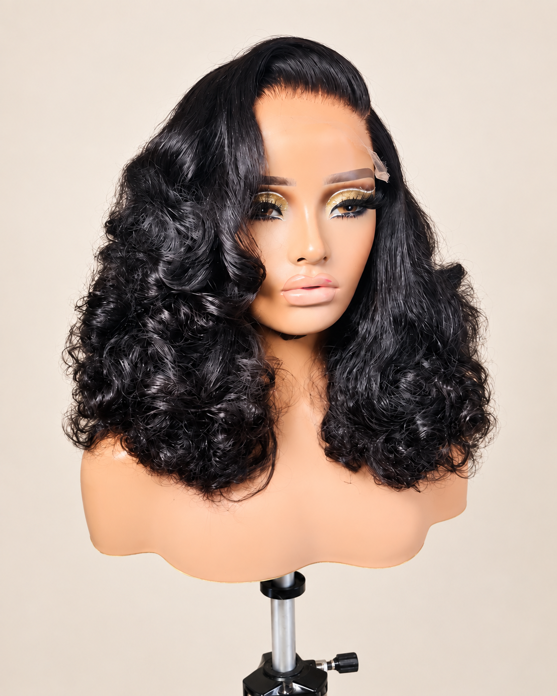 14" Layla" Indian Bouncy Curls Unit