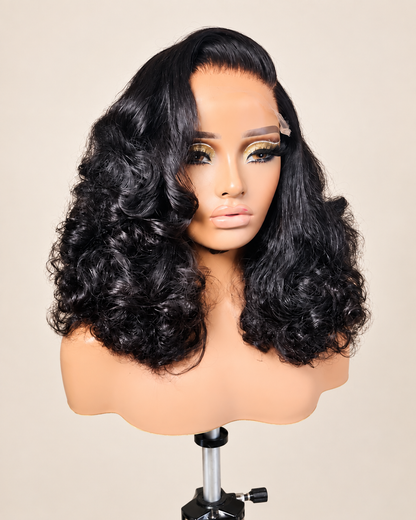 14" Layla" Indian Bouncy Curls Unit