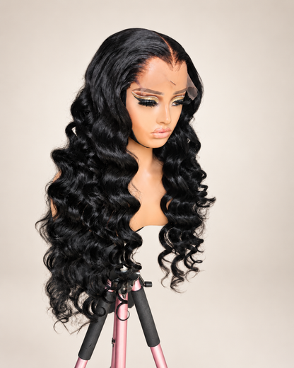 30” Wendy Jet Black Wig