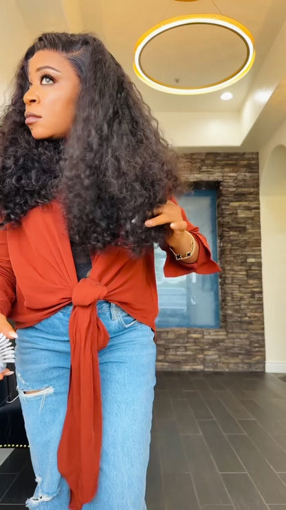 Funmi Curls HD Frontal French Curly 20”