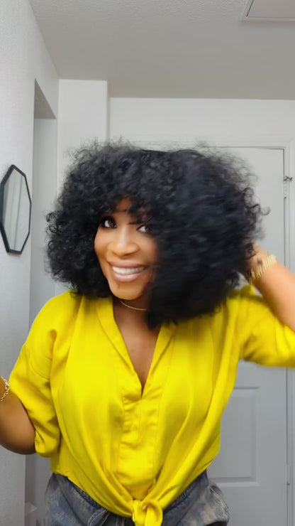 Funmi Curly Fringe Wig