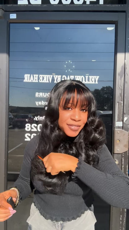 18” Ama Bounce Fringe Wig